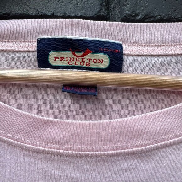 Princeton Club T Shirt Womens Plus Size 3X Pink Floral Print Embroidery Top - Picture 2 of 15